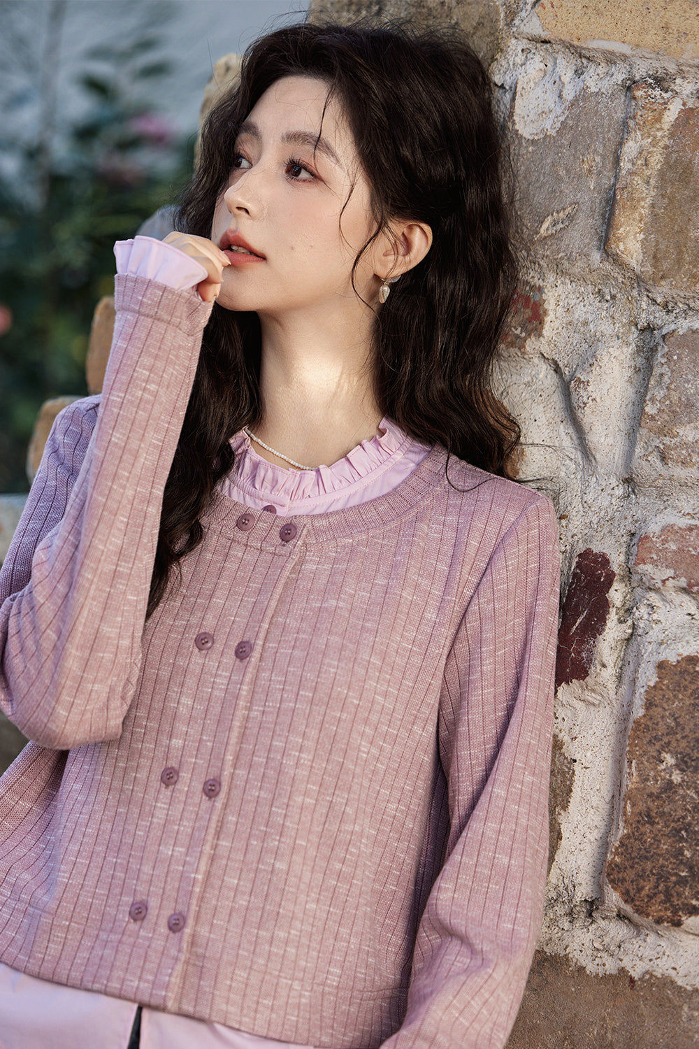 여성용 니트 셔츠