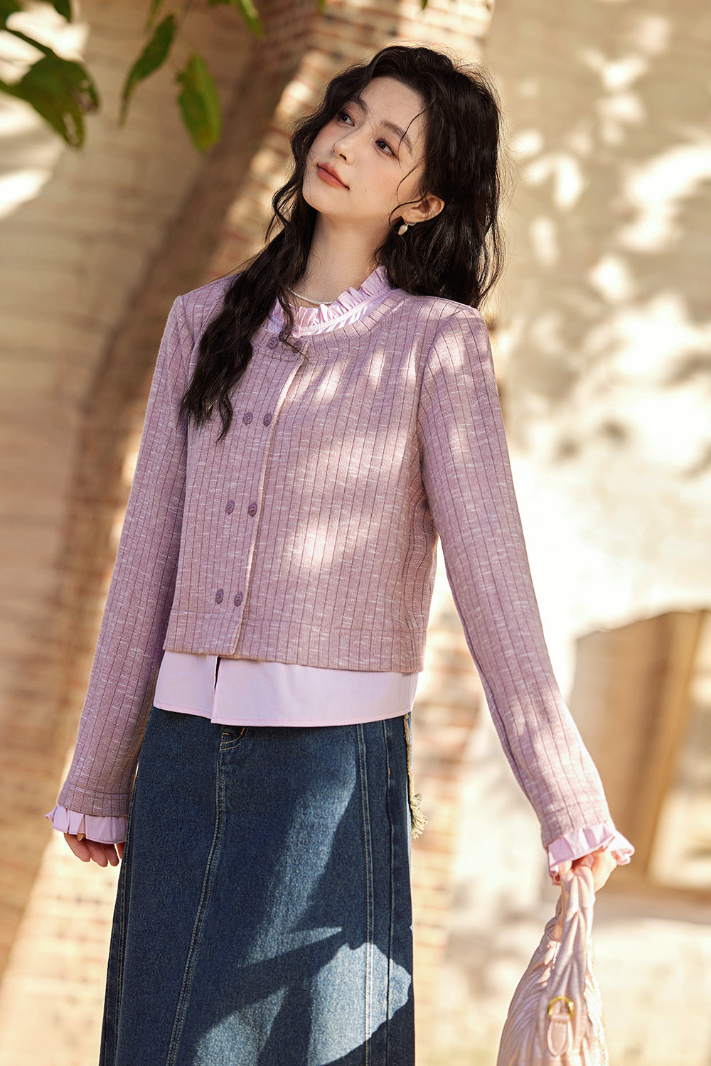 여성용 니트 셔츠