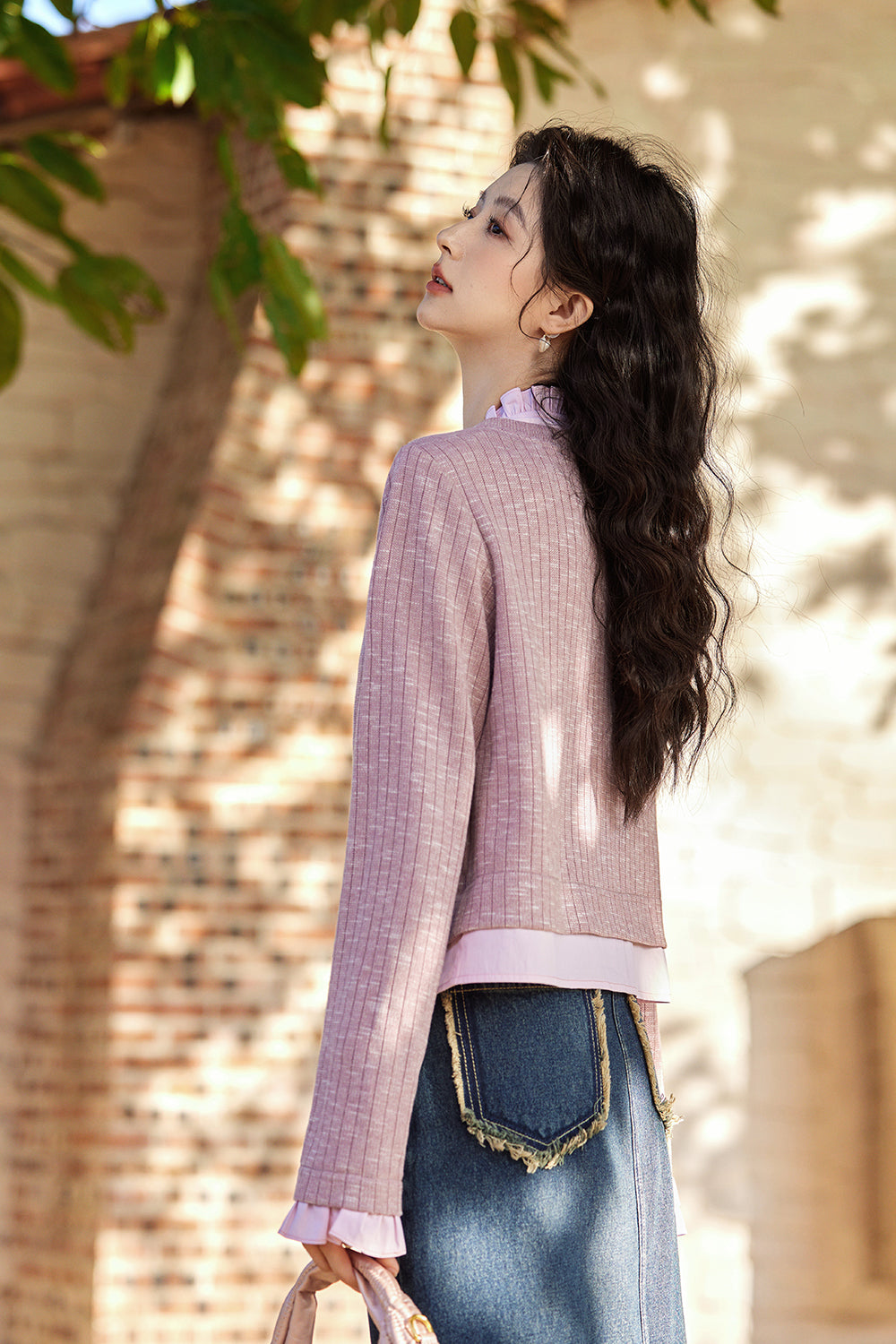 여성용 니트 셔츠