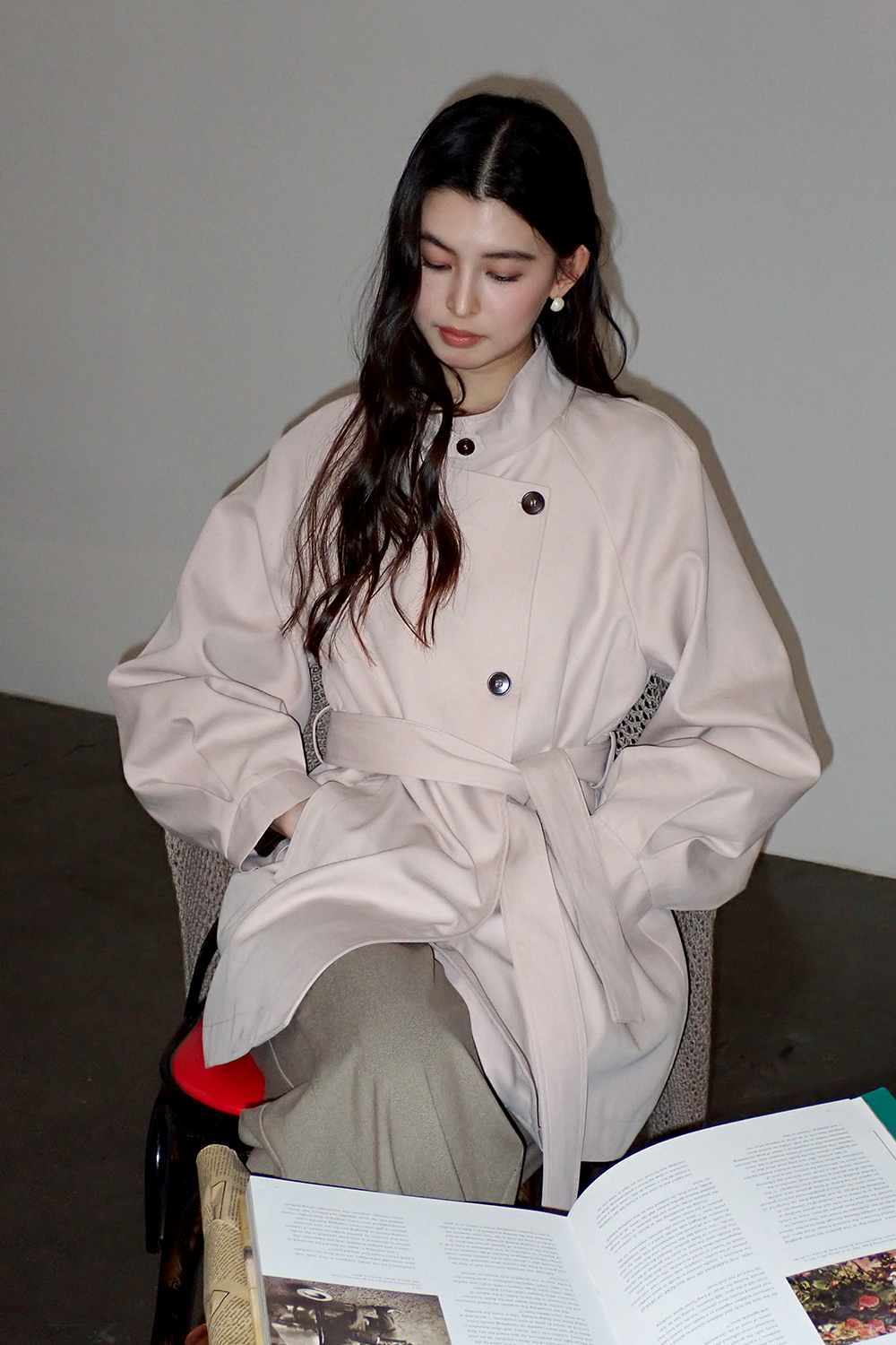 Trench Coat+Shawl Sold Separately