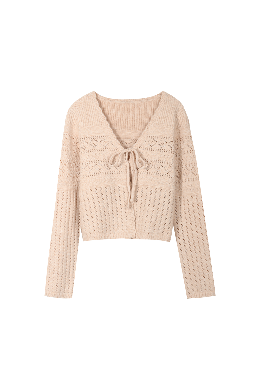 Set Atasan dan Kardigan Tali Spaghetti