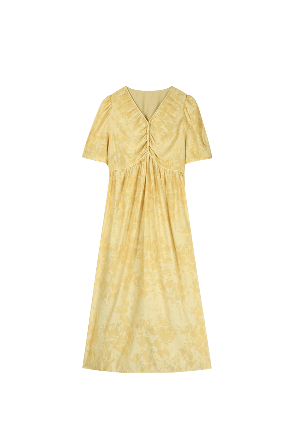 Gaun Maxi Kuning untuk Wanita