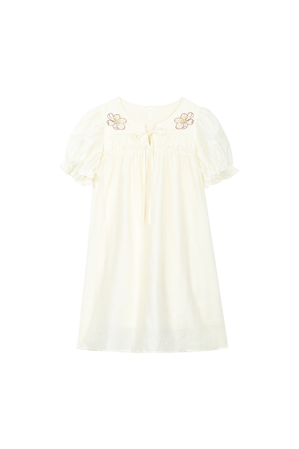 Gaun Midi Solid untuk Wanita