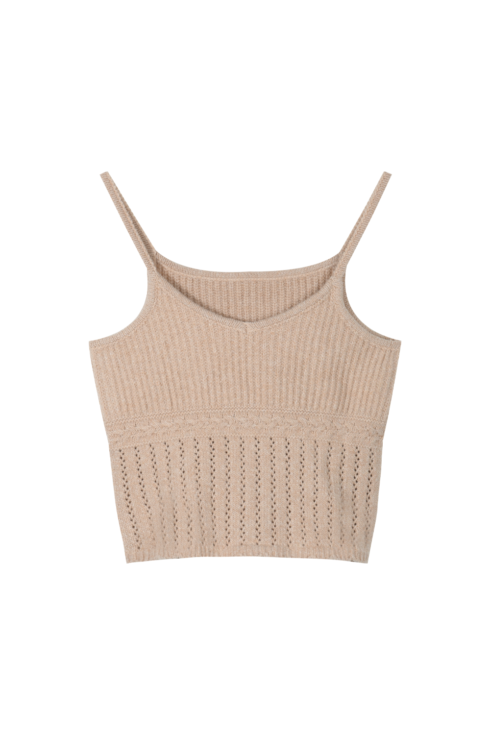 Set Atasan dan Kardigan Tali Spaghetti