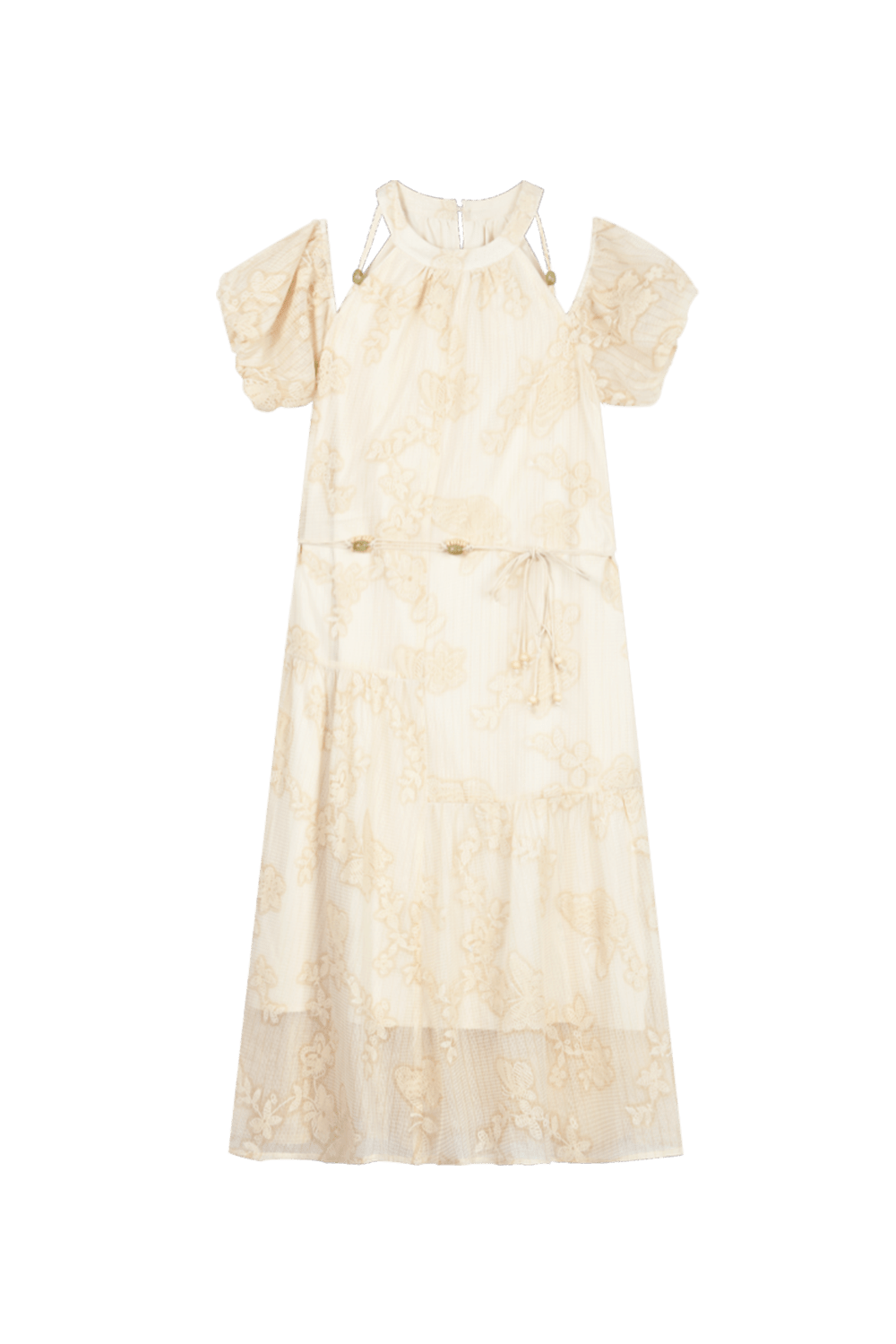 Off the Shoulder Floral Maxi Dress for Women - Mishow