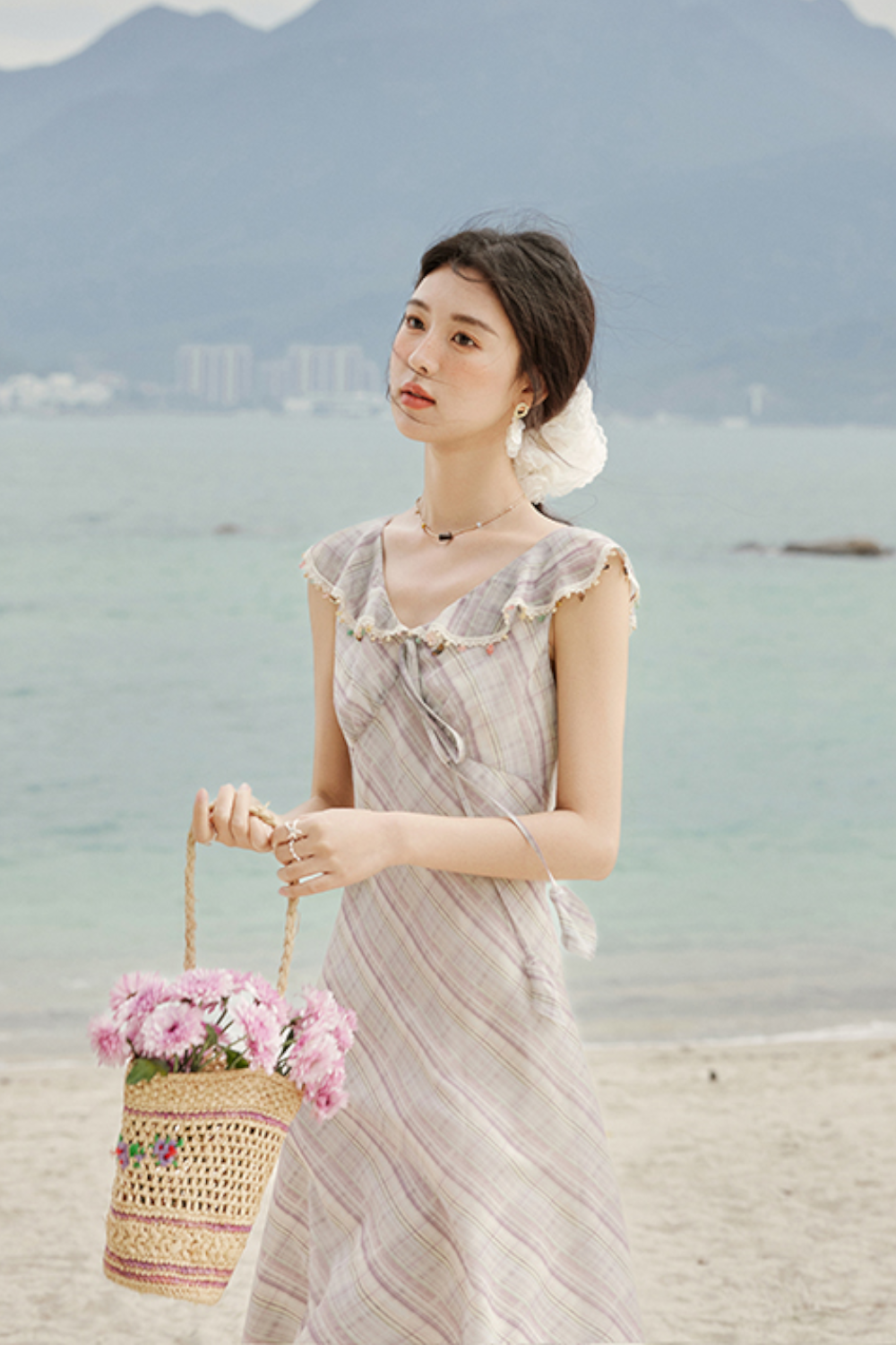 여성용 A라인 맥시 드레스