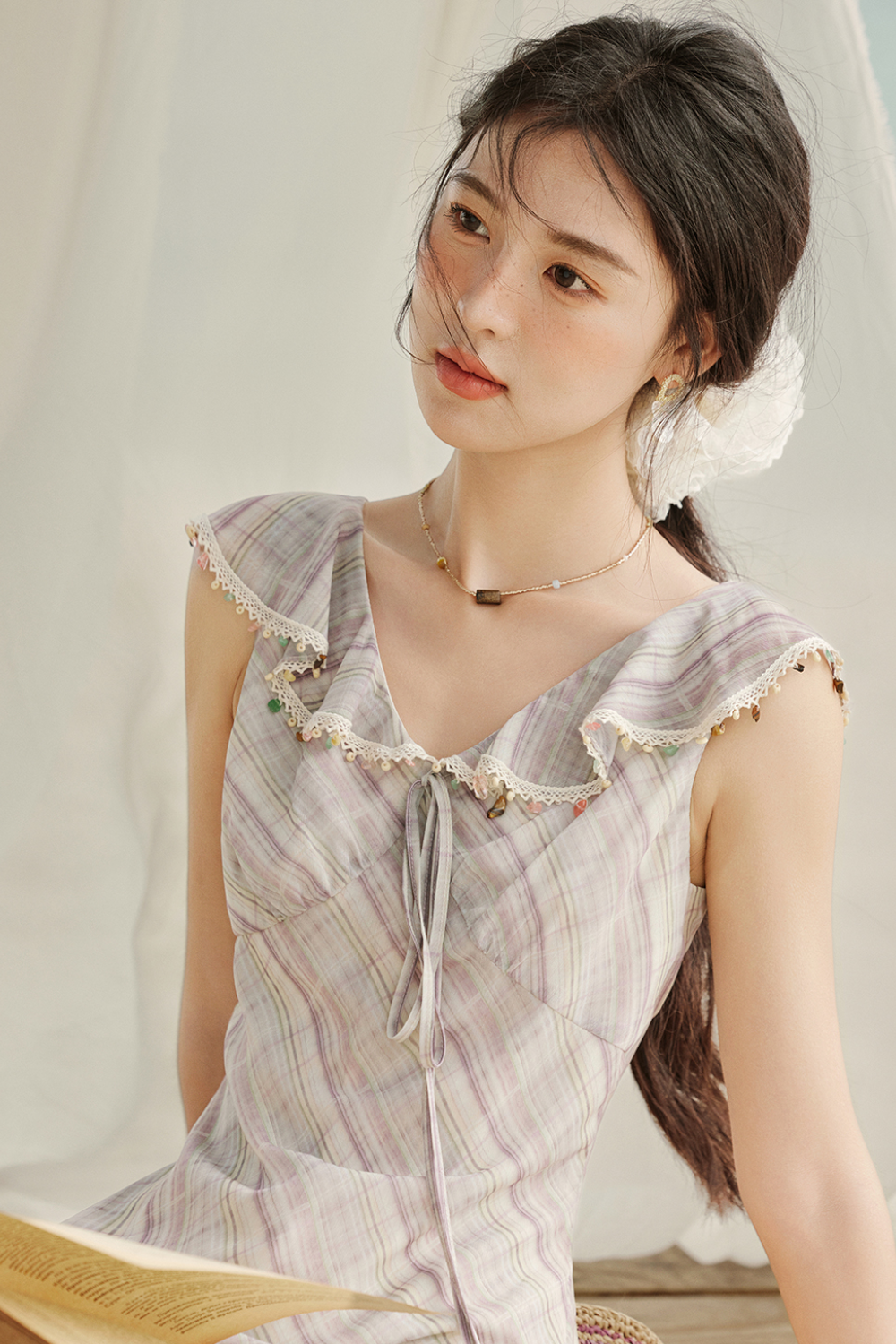 여성용 A라인 맥시 드레스