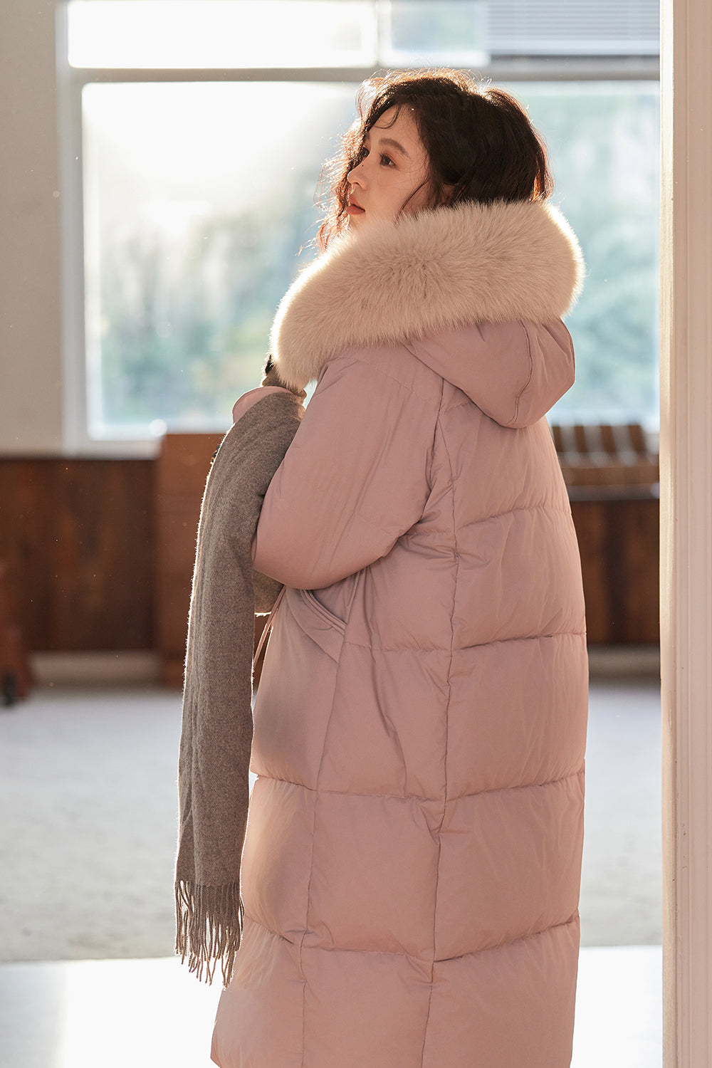 Áo khoác phao mùa đông cho nữ