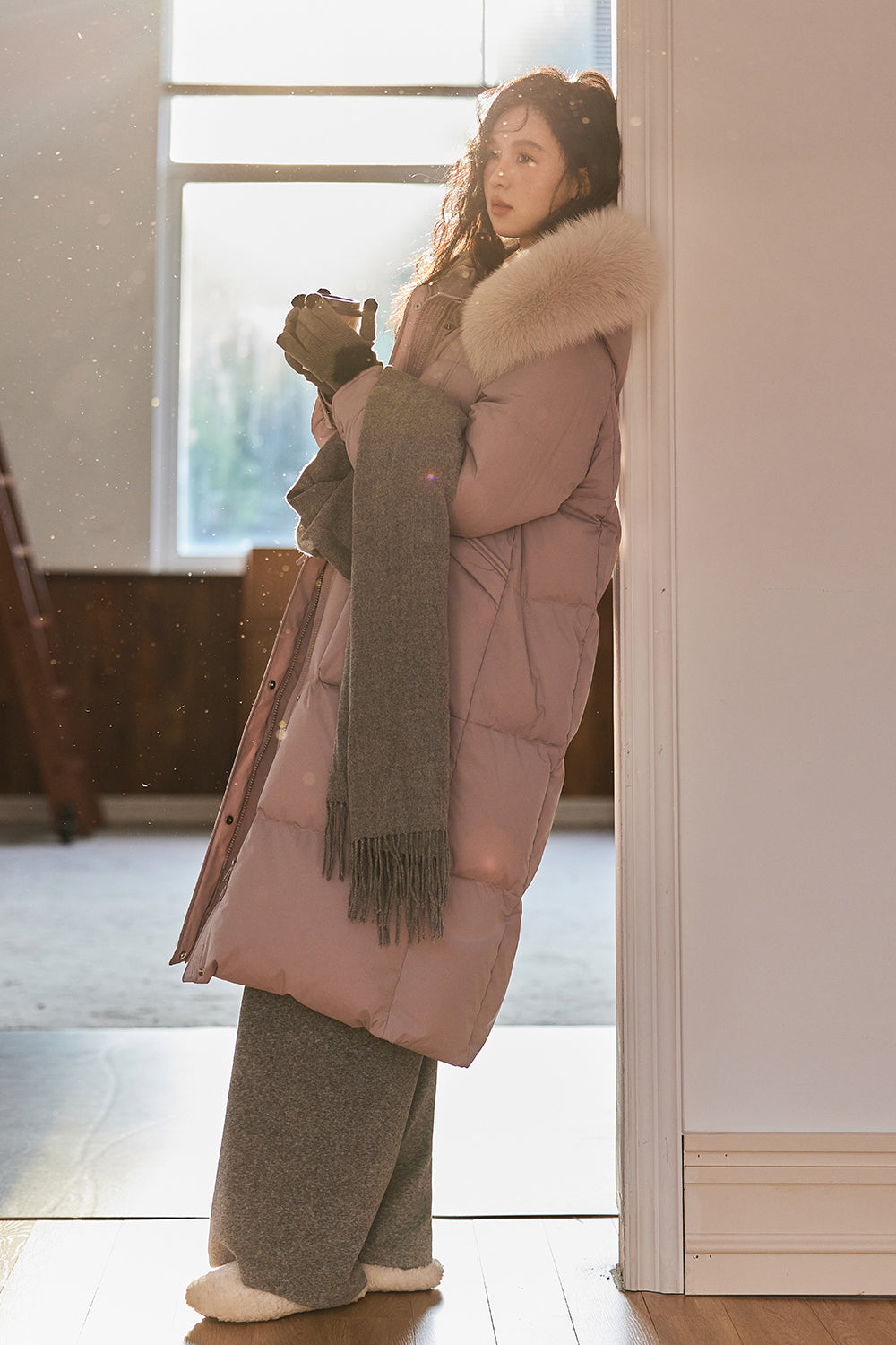 Áo khoác phao mùa đông cho nữ