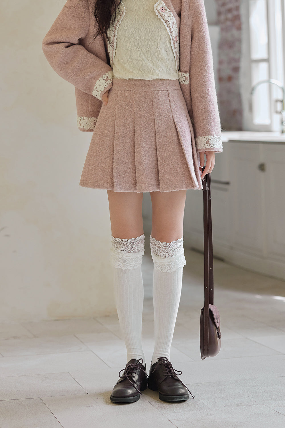 Coat and Skirt Suit Set