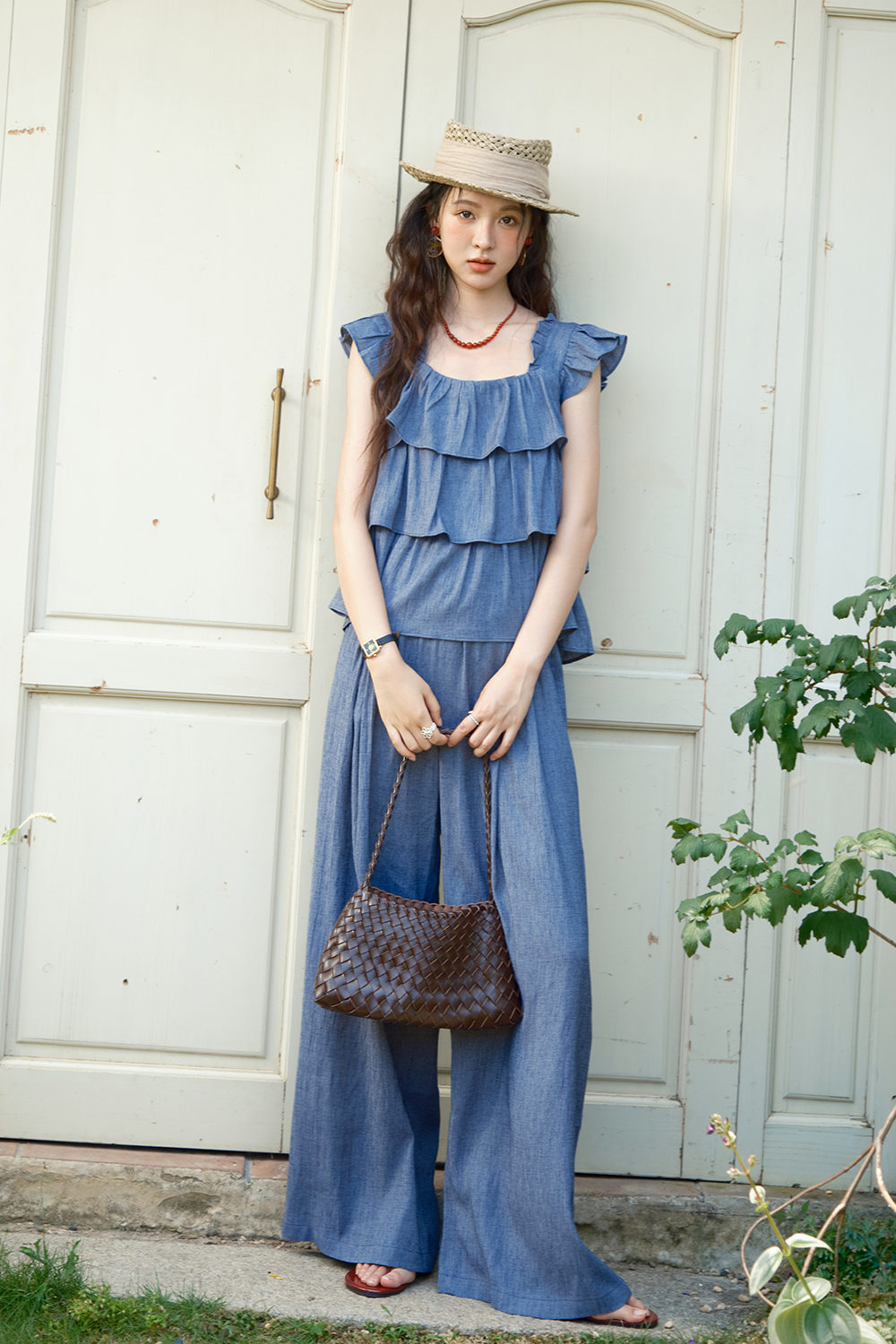 Blouse and Pant Set