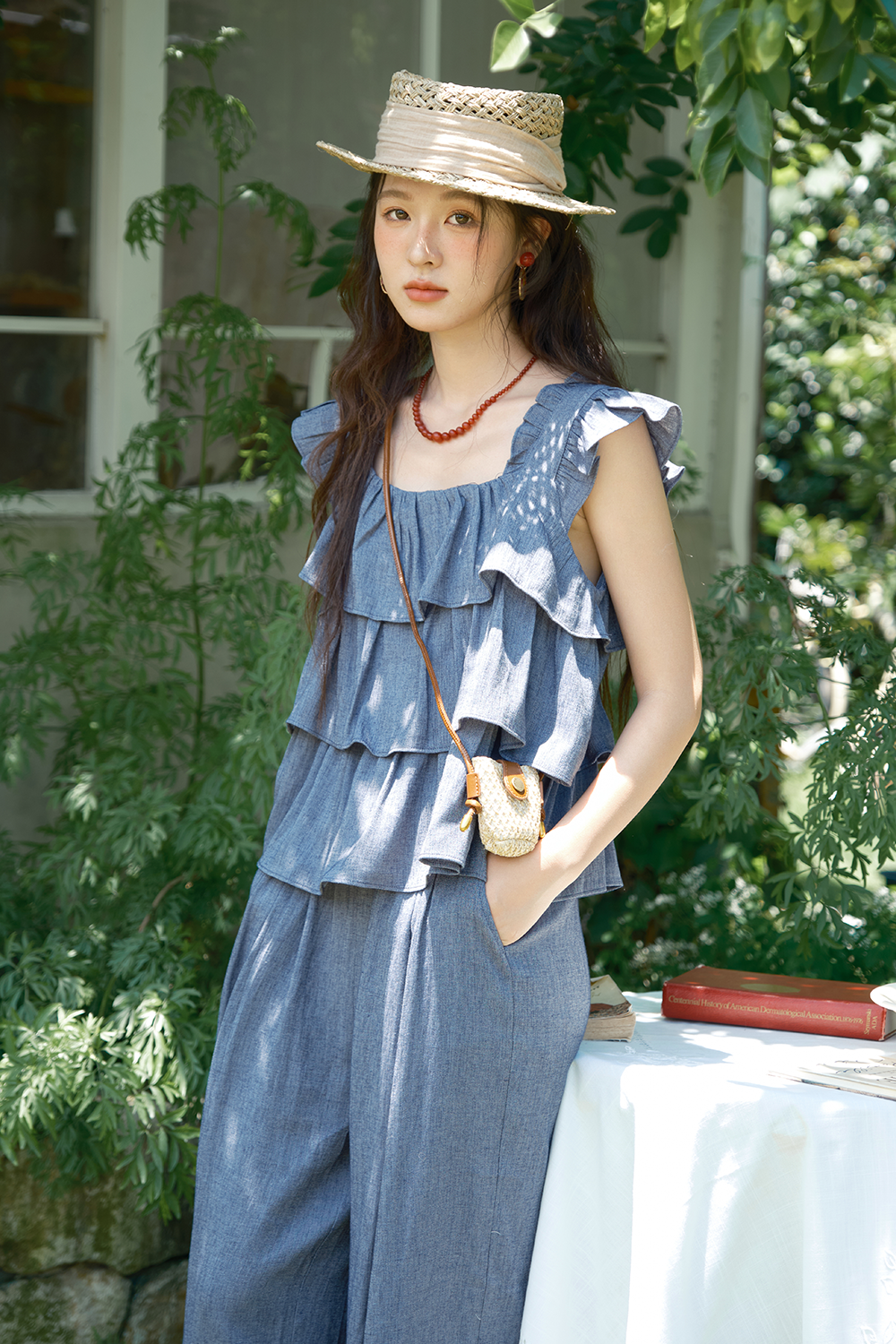 Blouse and Pant Set