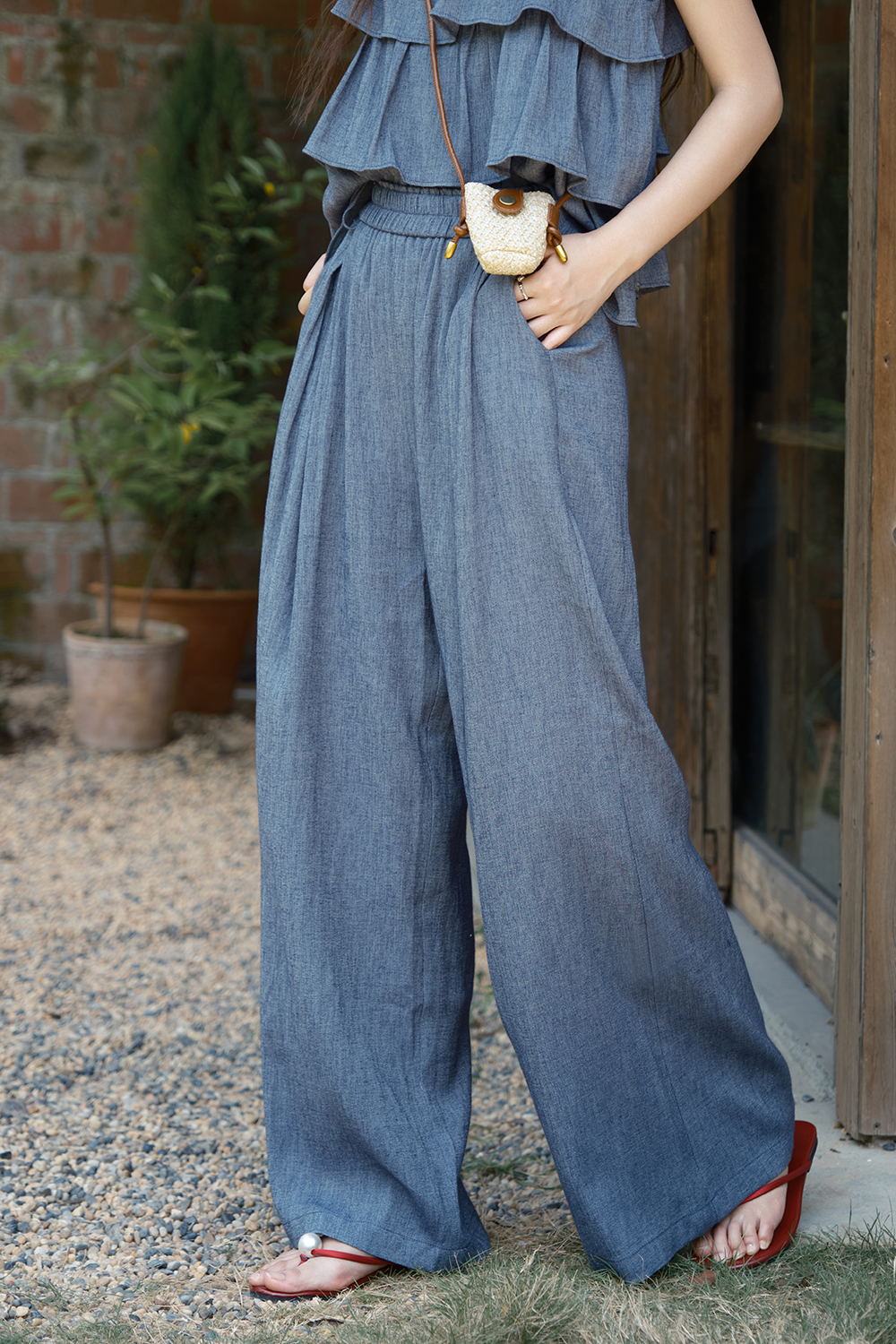 Blouse and Pant Set
