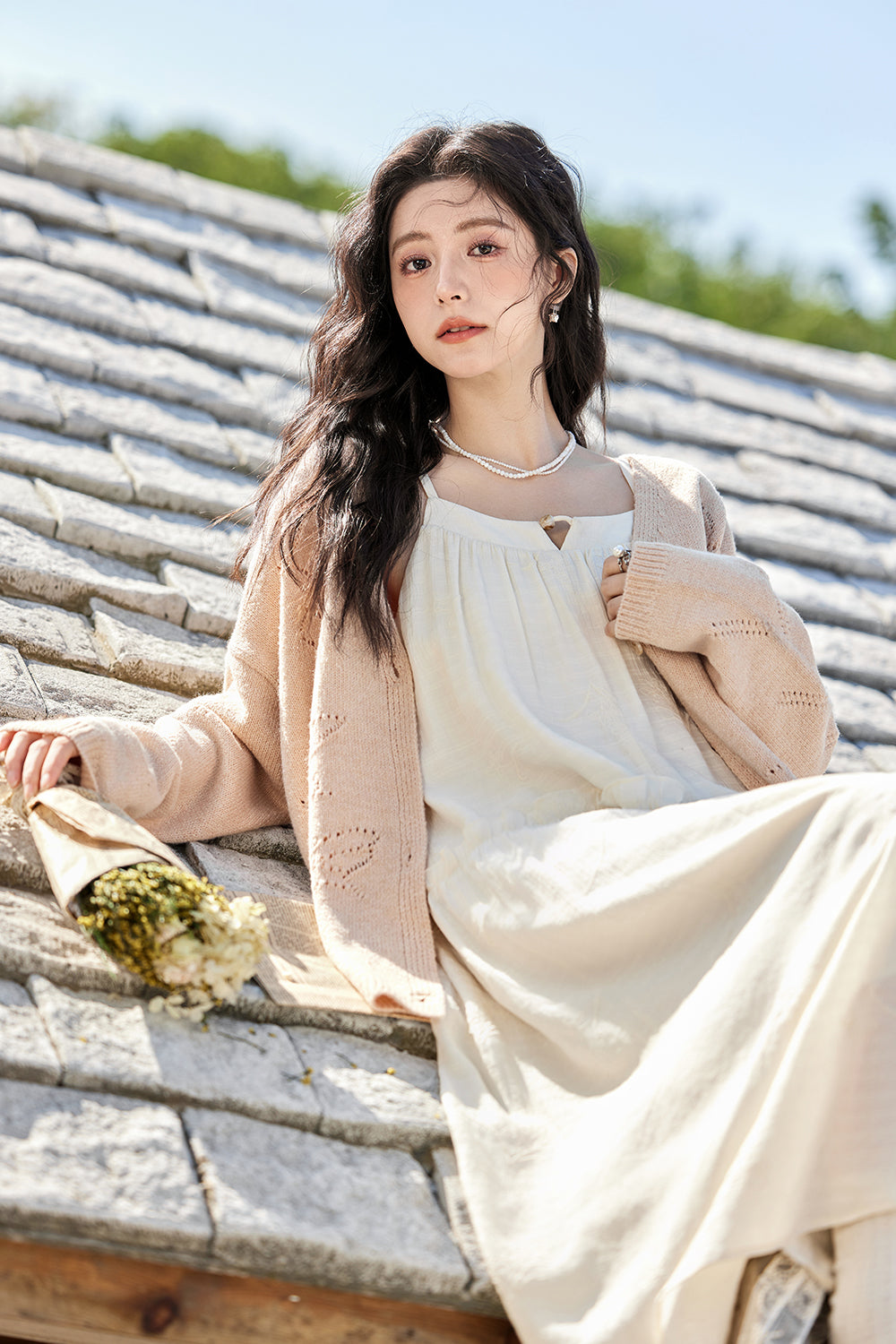 여성용 니트 셔츠