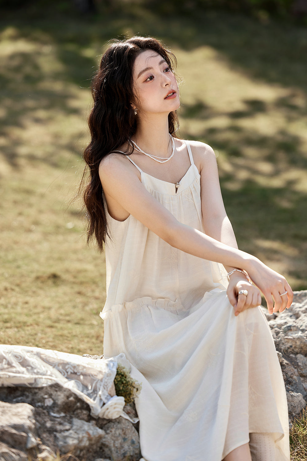 Maxi Spaghetti Strap Dress for Women