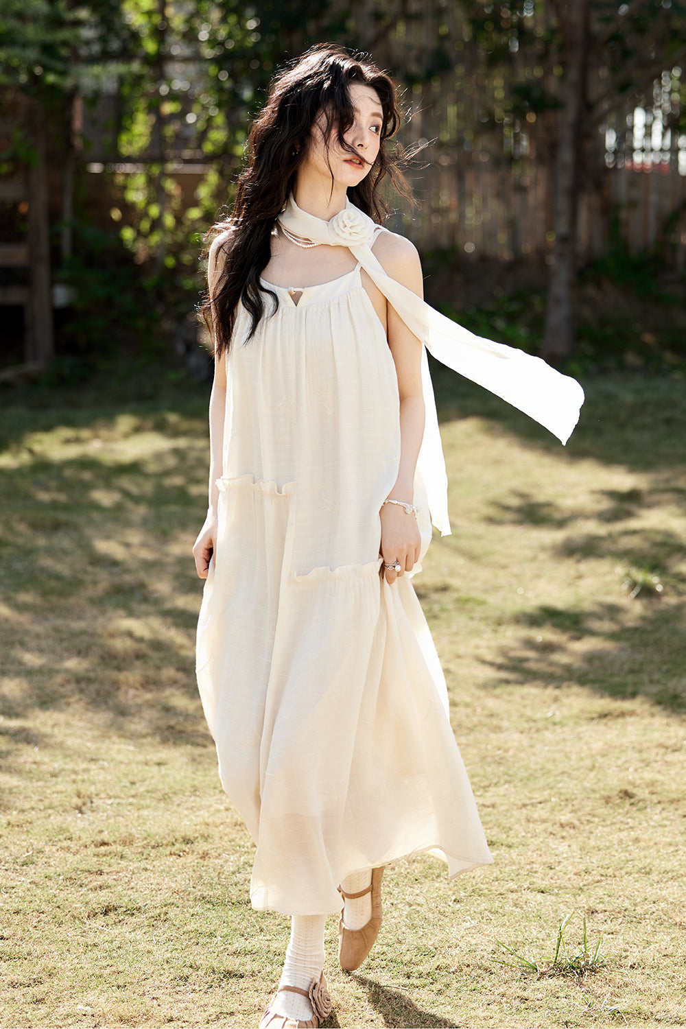 Maxi Spaghetti Strap Dress for Women