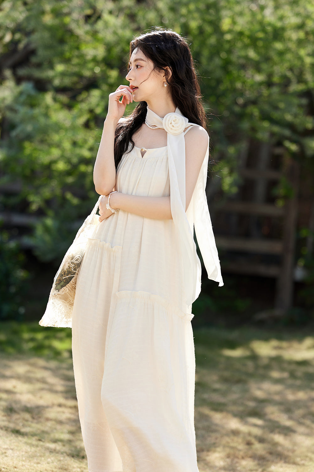 Maxi Spaghetti Strap Dress for Women