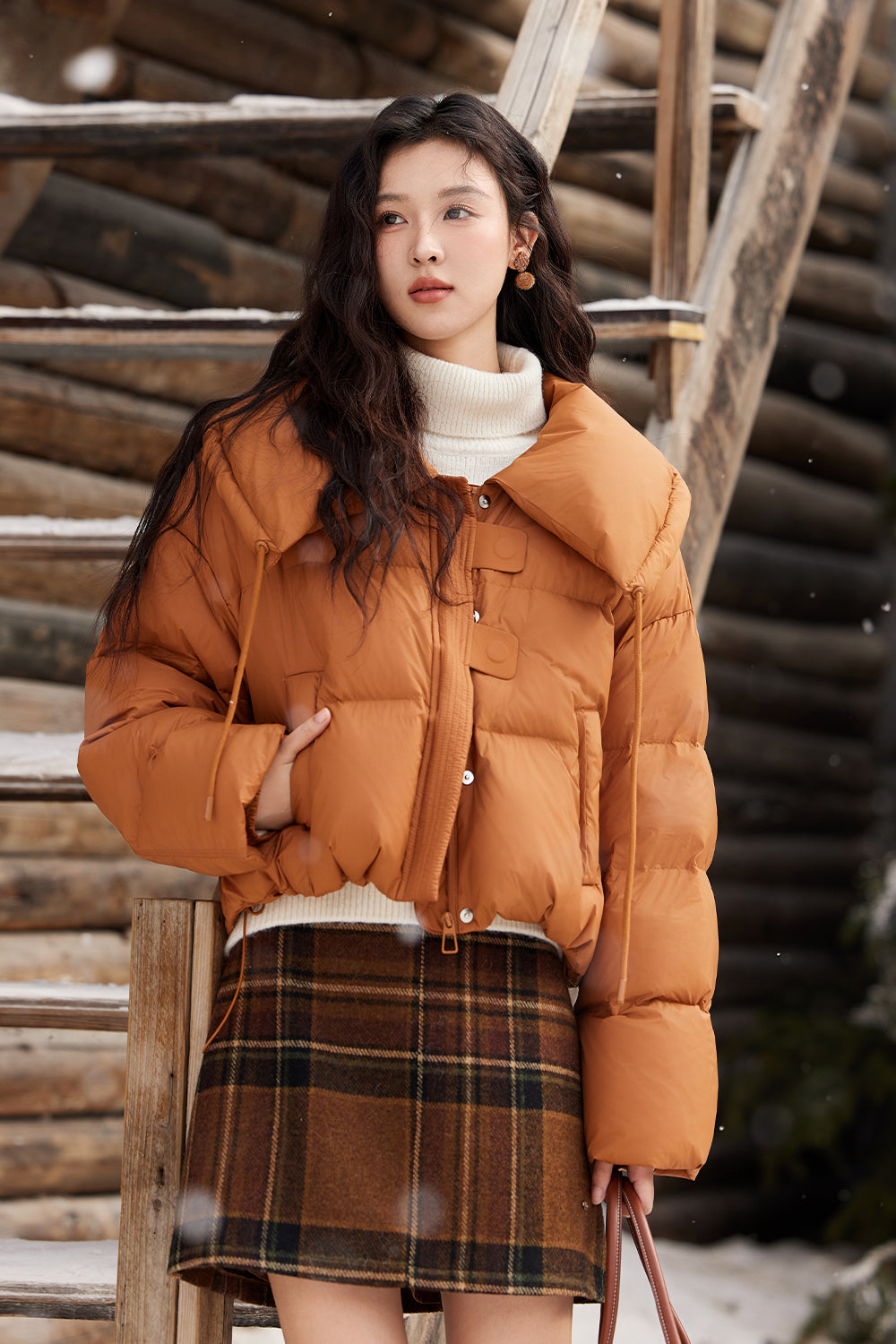 여성용 겨울 퍼퍼 재킷