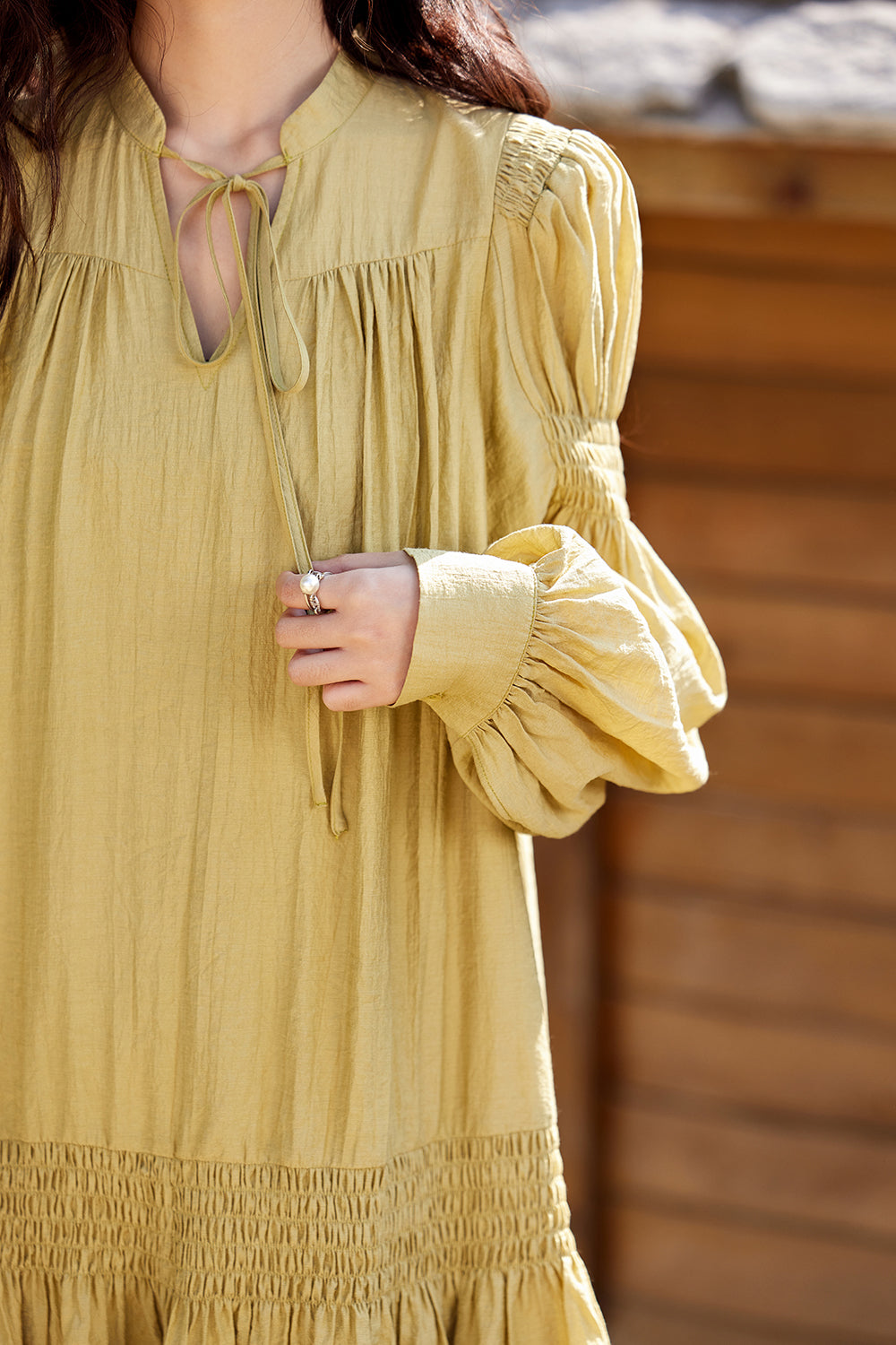 Váy midi chữ A cho nữ