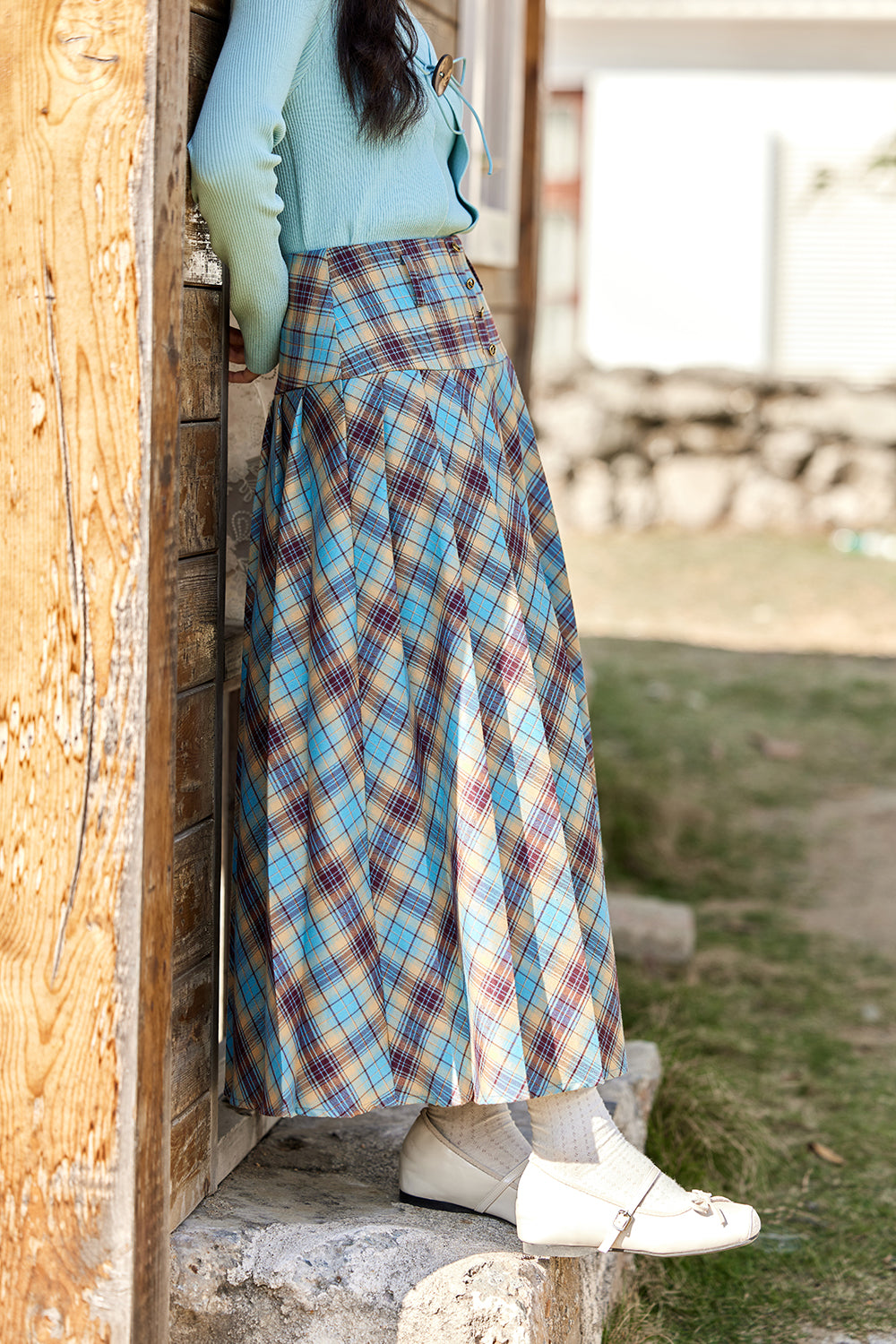 A Line Maxi Skirt for Women