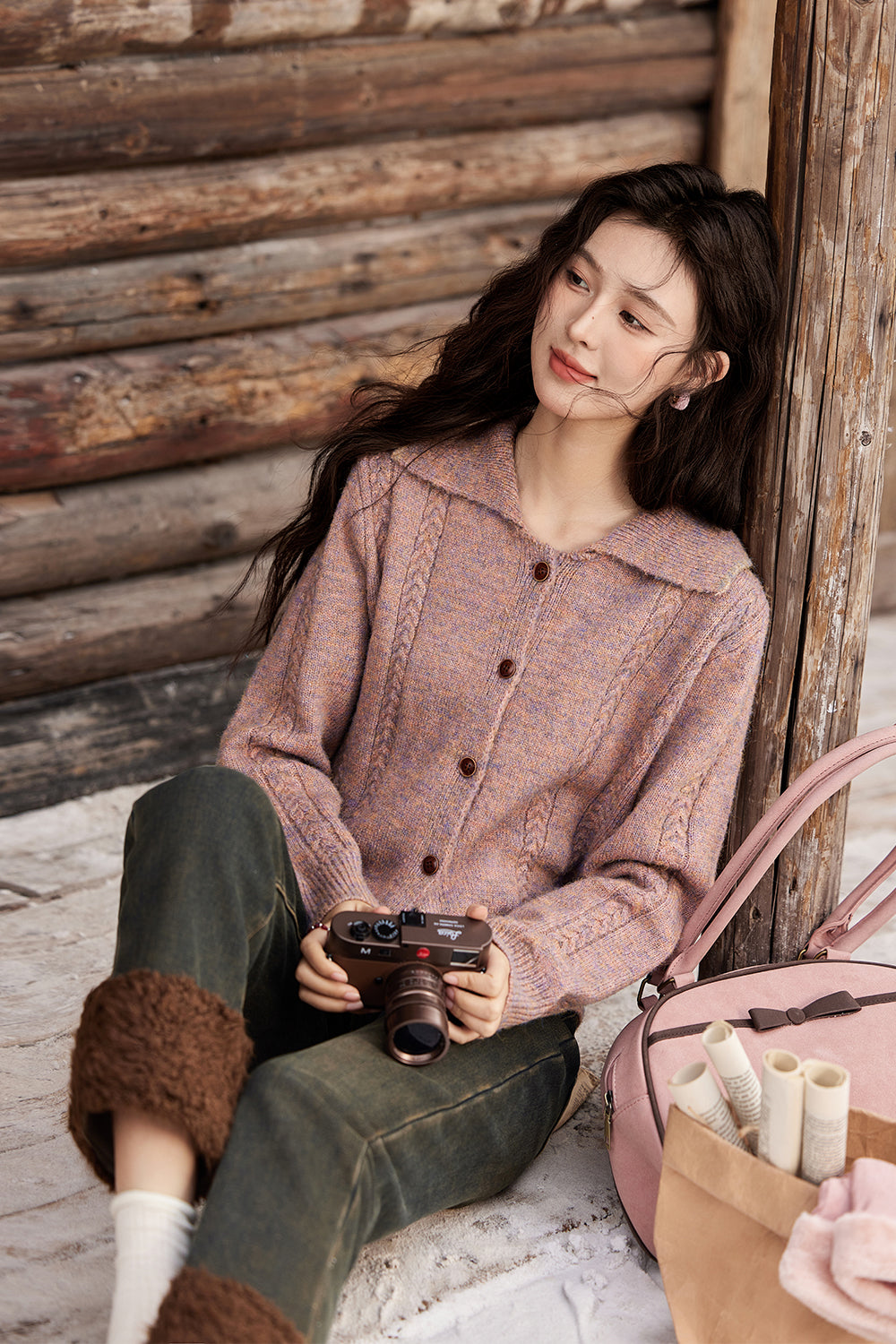 Áo Sơ Mi Nữ Dệt Kim