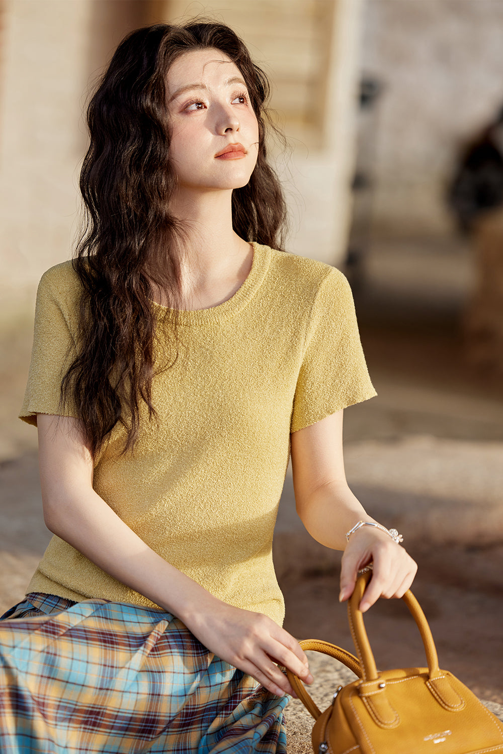 Áo thun dệt kim cho nữ