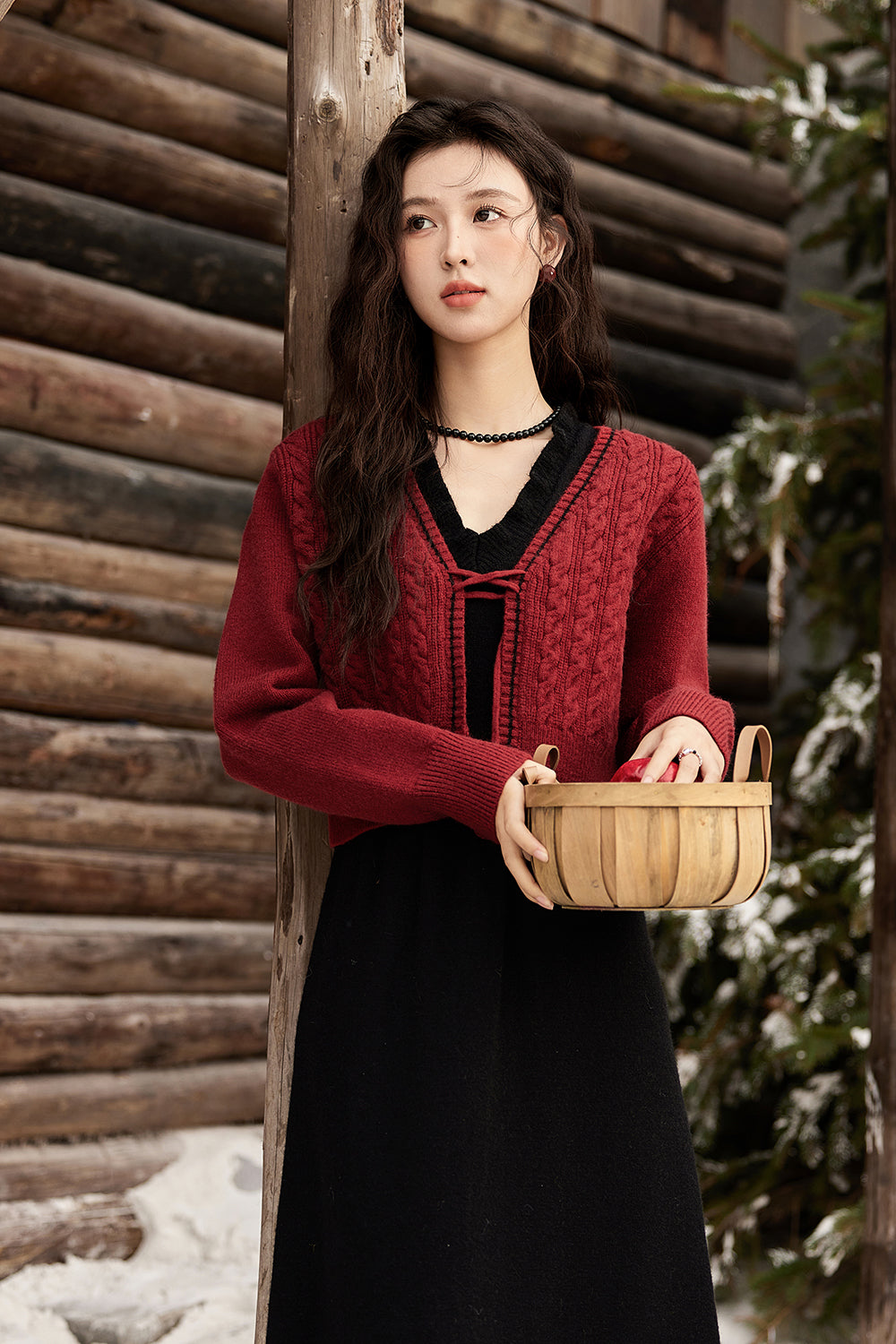 Set Gaun dan Mantel Tali Spaghetti Dijual Terpisah