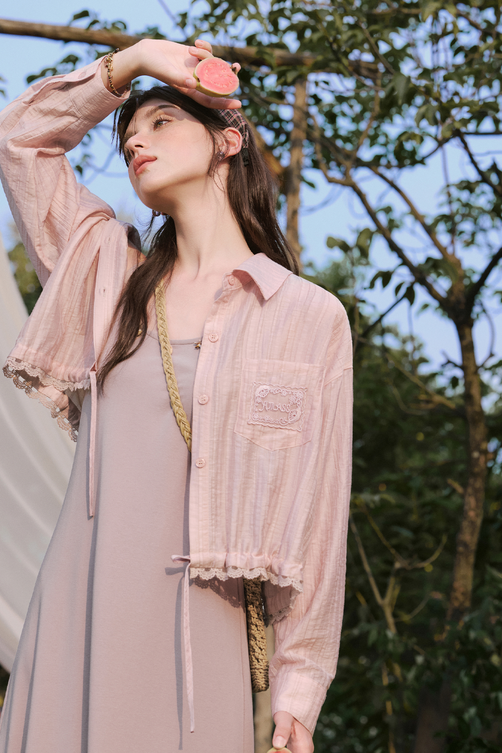 Spaghetti Strap Dress and Shirt Set Separately Sold