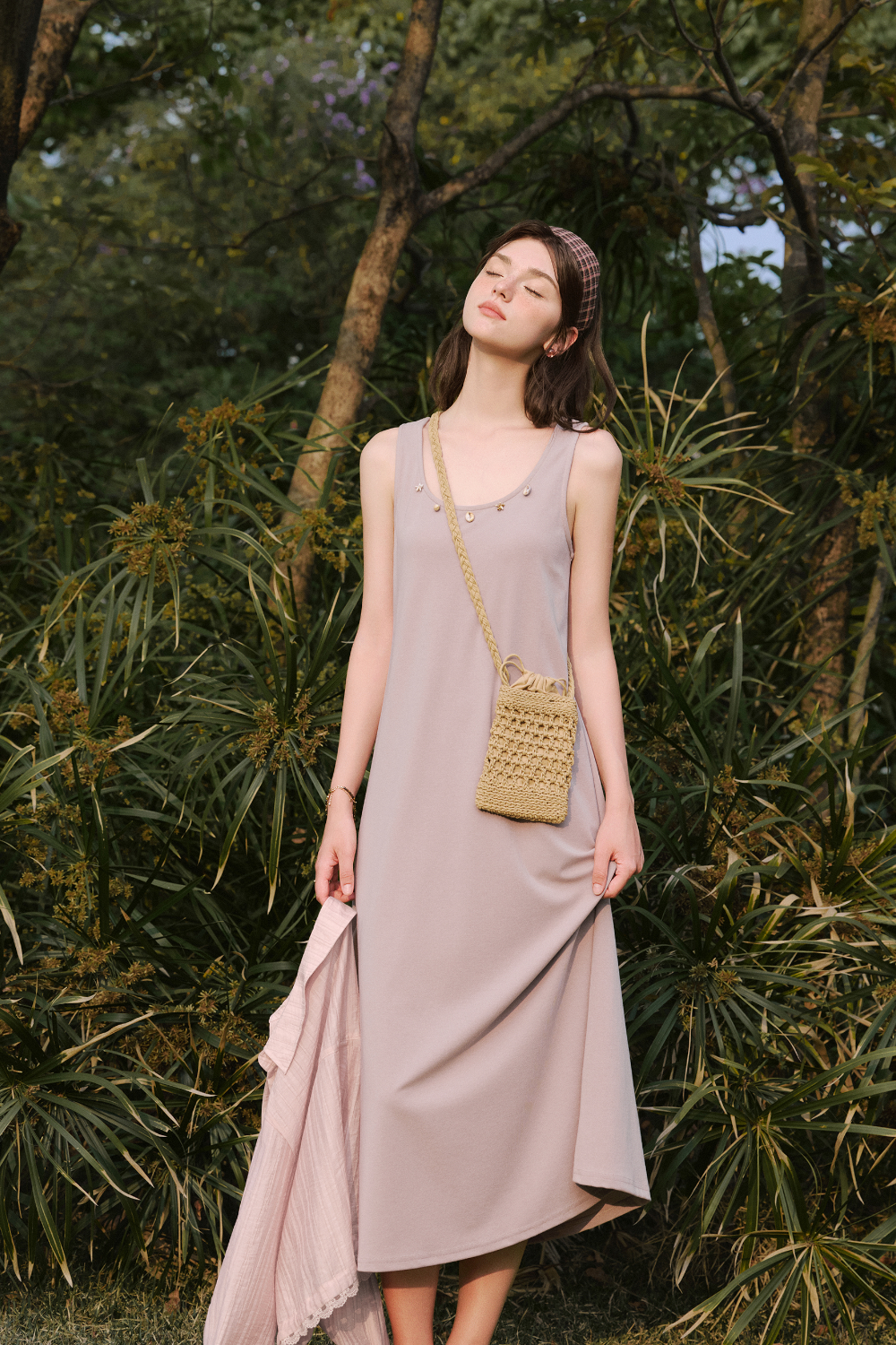 Spaghetti Strap Dress and Shirt Set Separately Sold