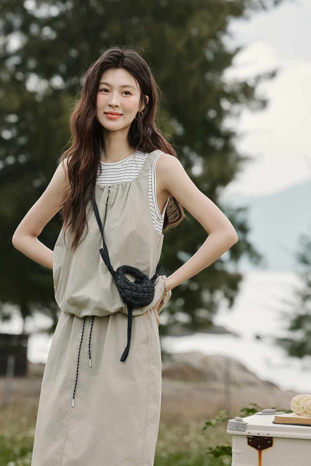 블라우스와 스커트 세트