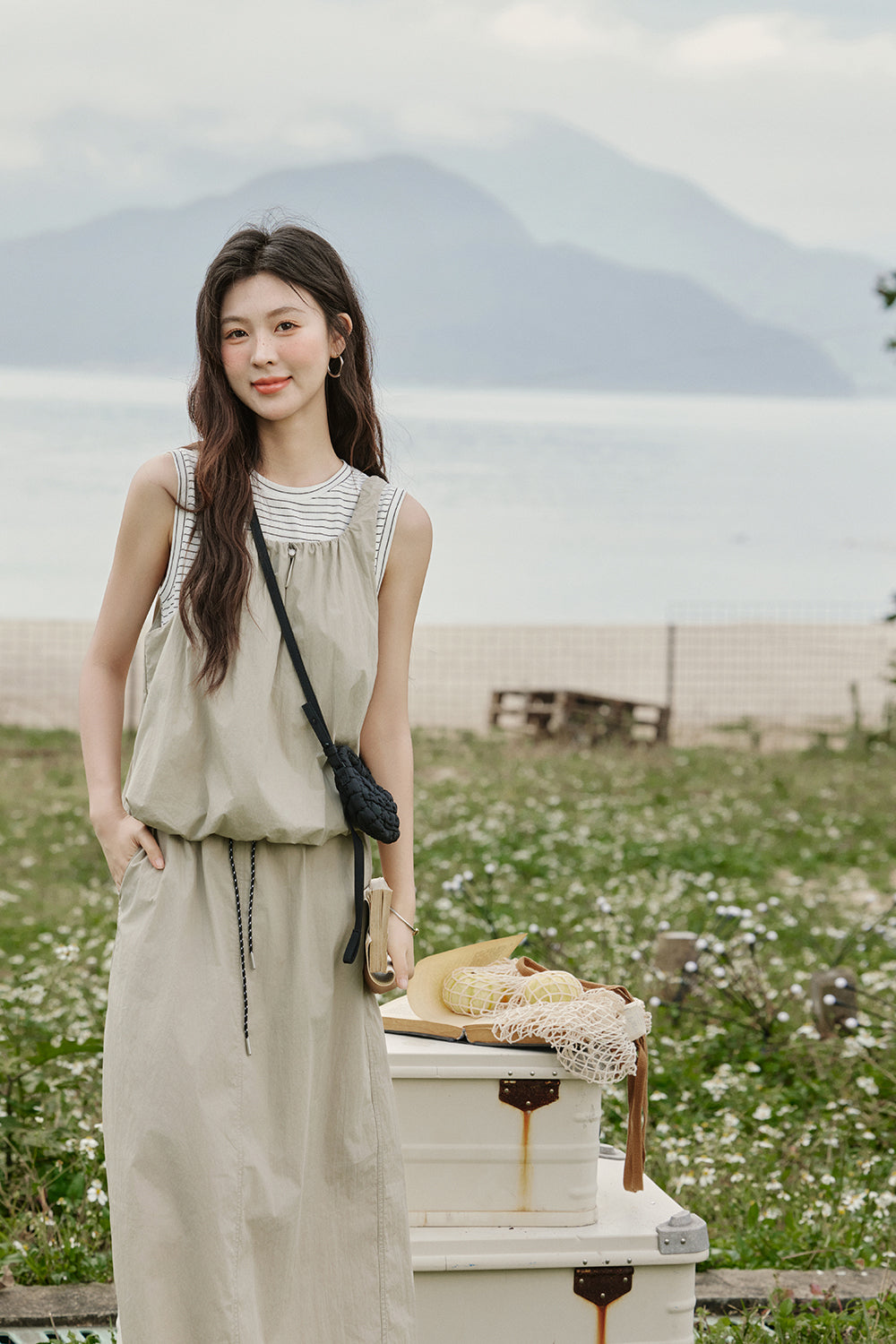 블라우스와 스커트 세트