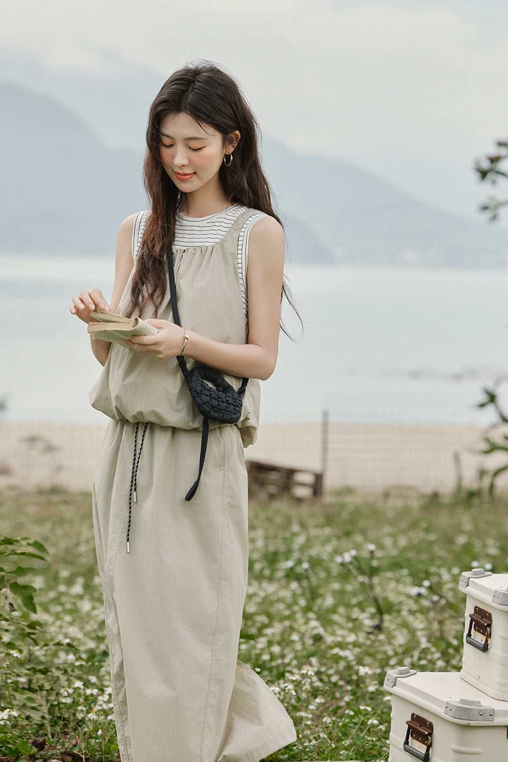 블라우스와 스커트 세트