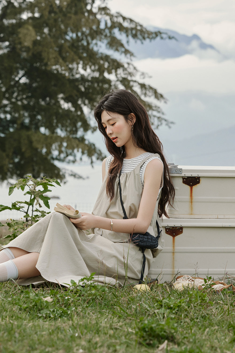 블라우스와 스커트 세트