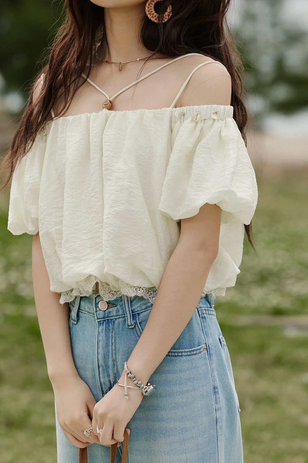 Off-shoulder Blouses for Women