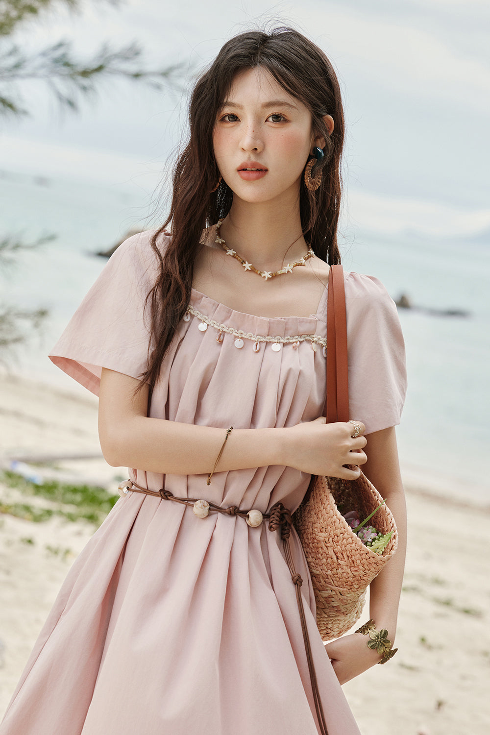 Gaun Maxi A-line untuk Wanita