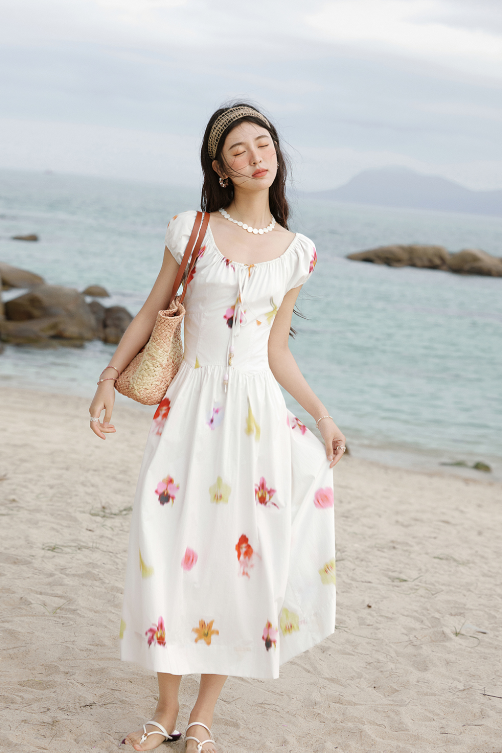 여성용 A라인 맥시 드레스