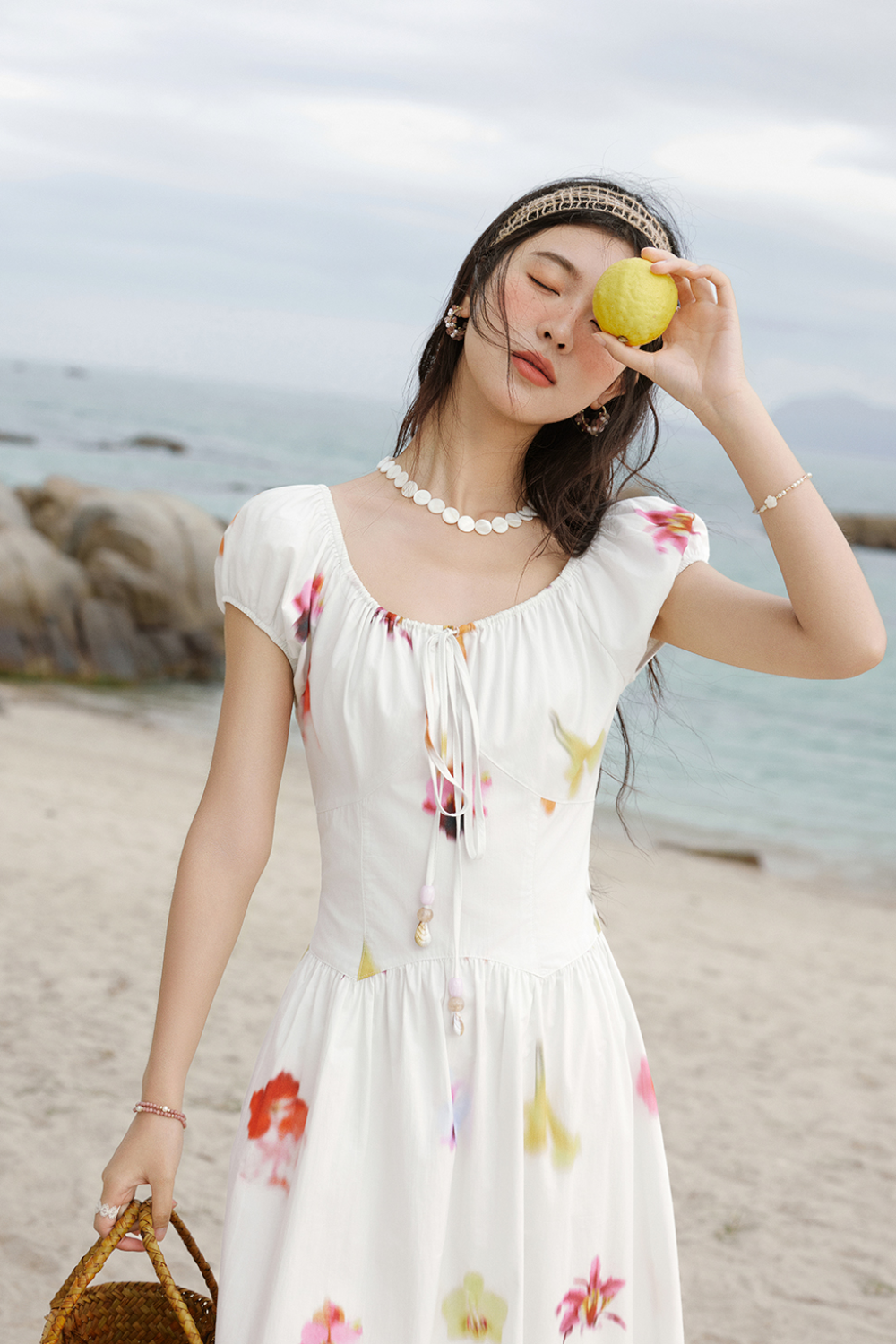 여성용 A라인 맥시 드레스