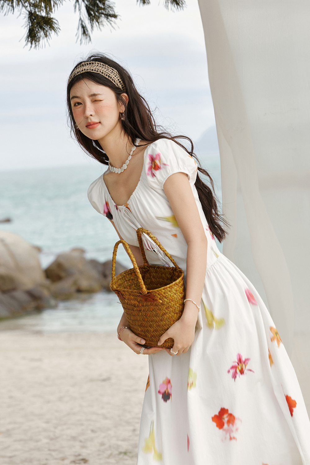여성용 A라인 맥시 드레스