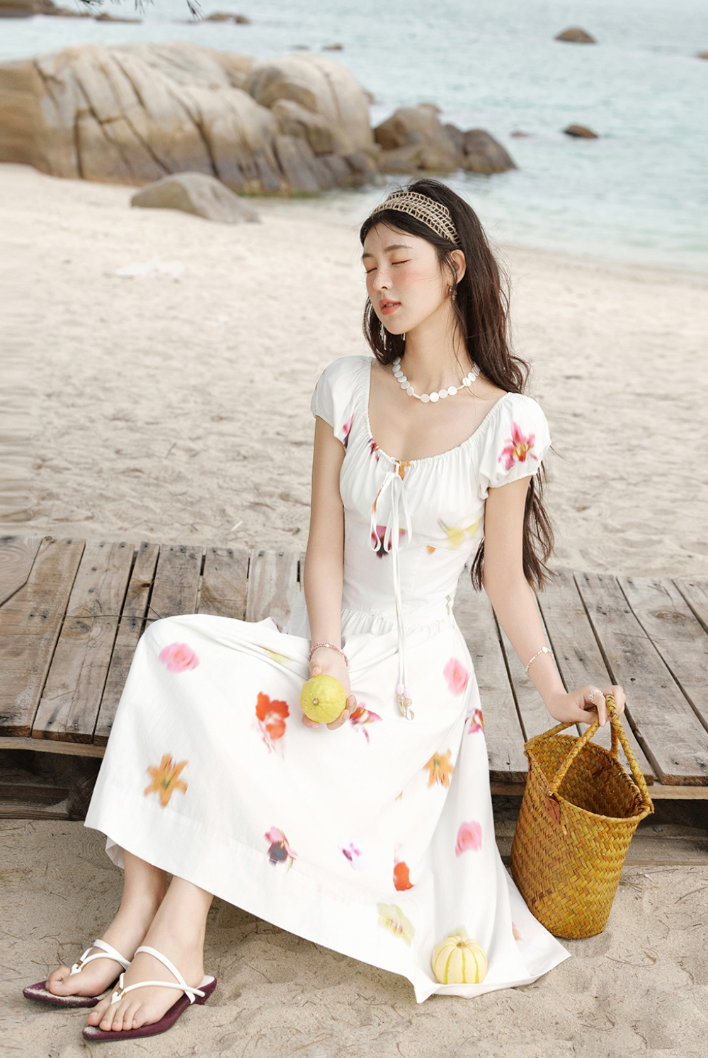 여성용 A라인 맥시 드레스