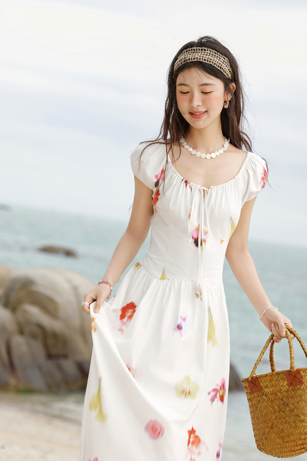 여성용 A라인 맥시 드레스
