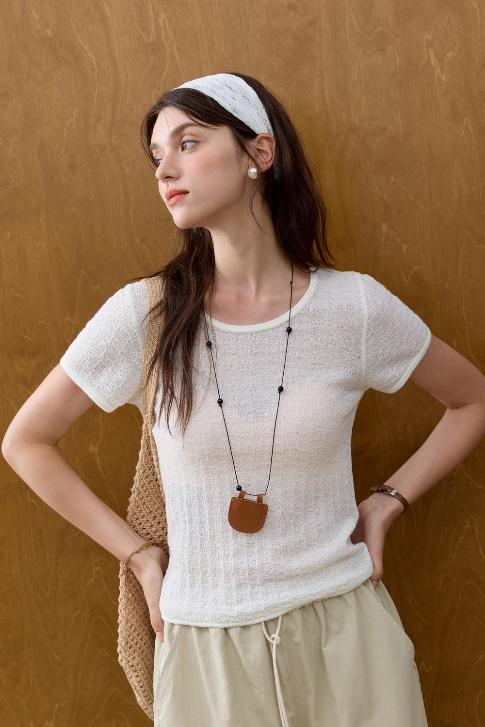 Knit T-shirt for Women