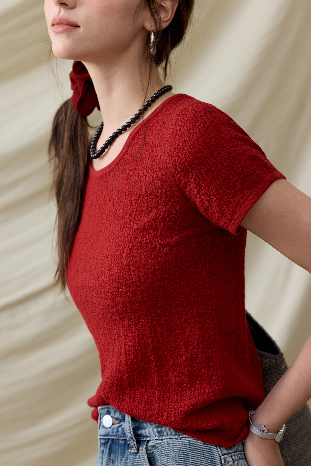 Knit T-shirt for Women