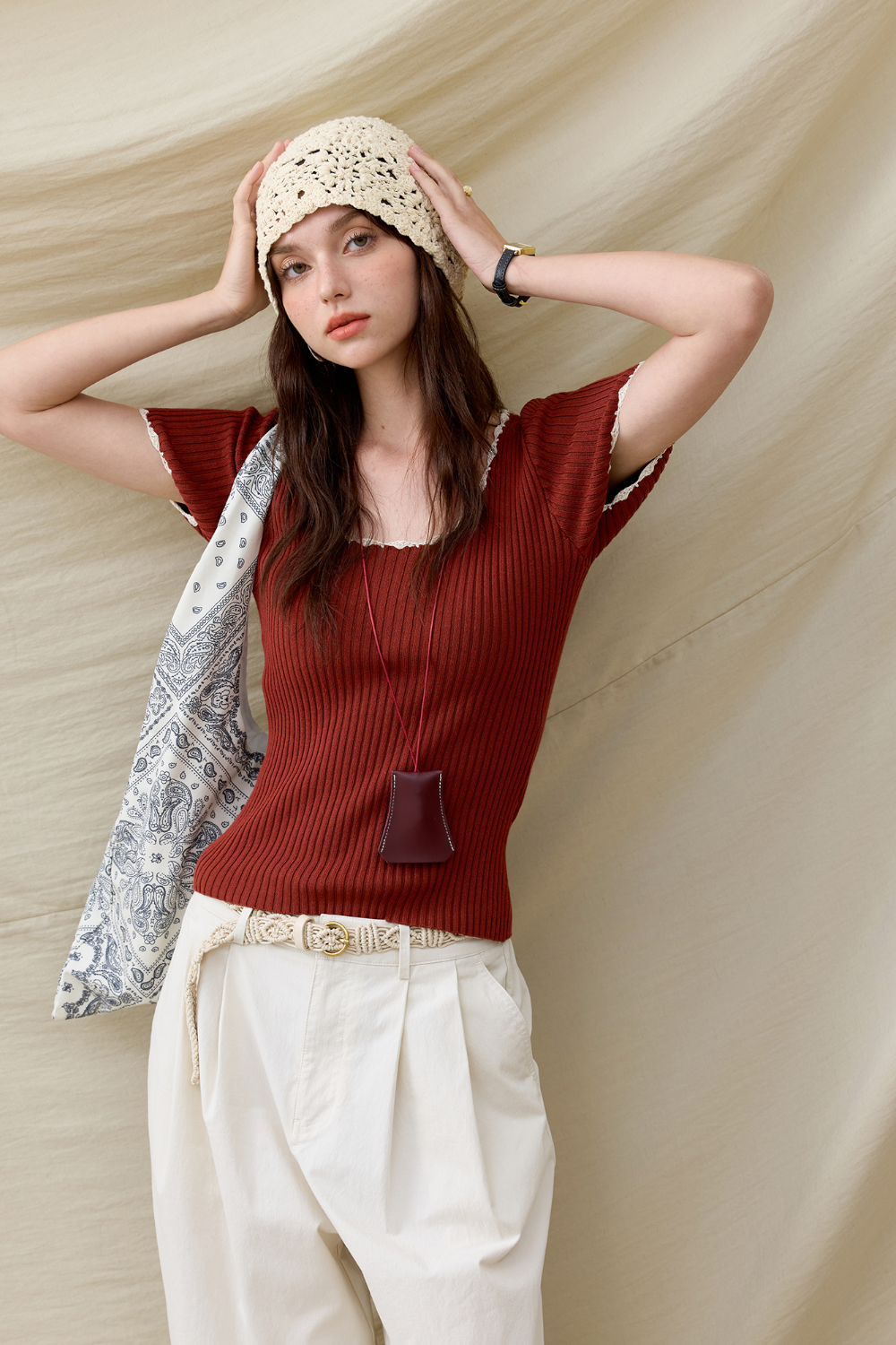 Knit T-shirt for Women