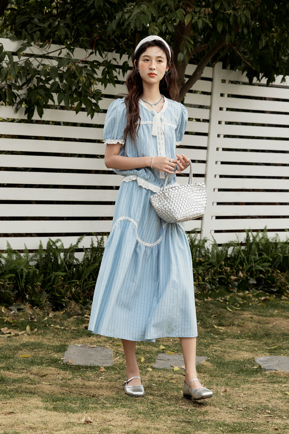 Blouse and Skirt Set