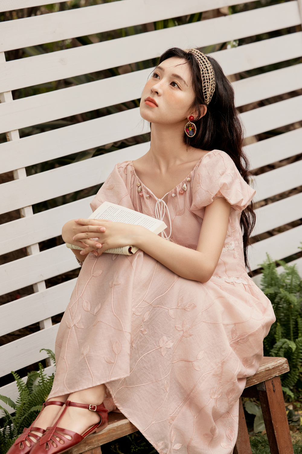 Gaun Maxi A-line untuk Wanita