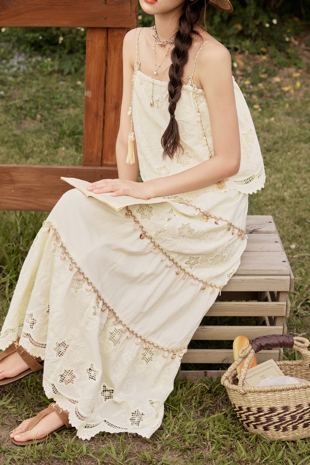 블라우스와 스커트 세트