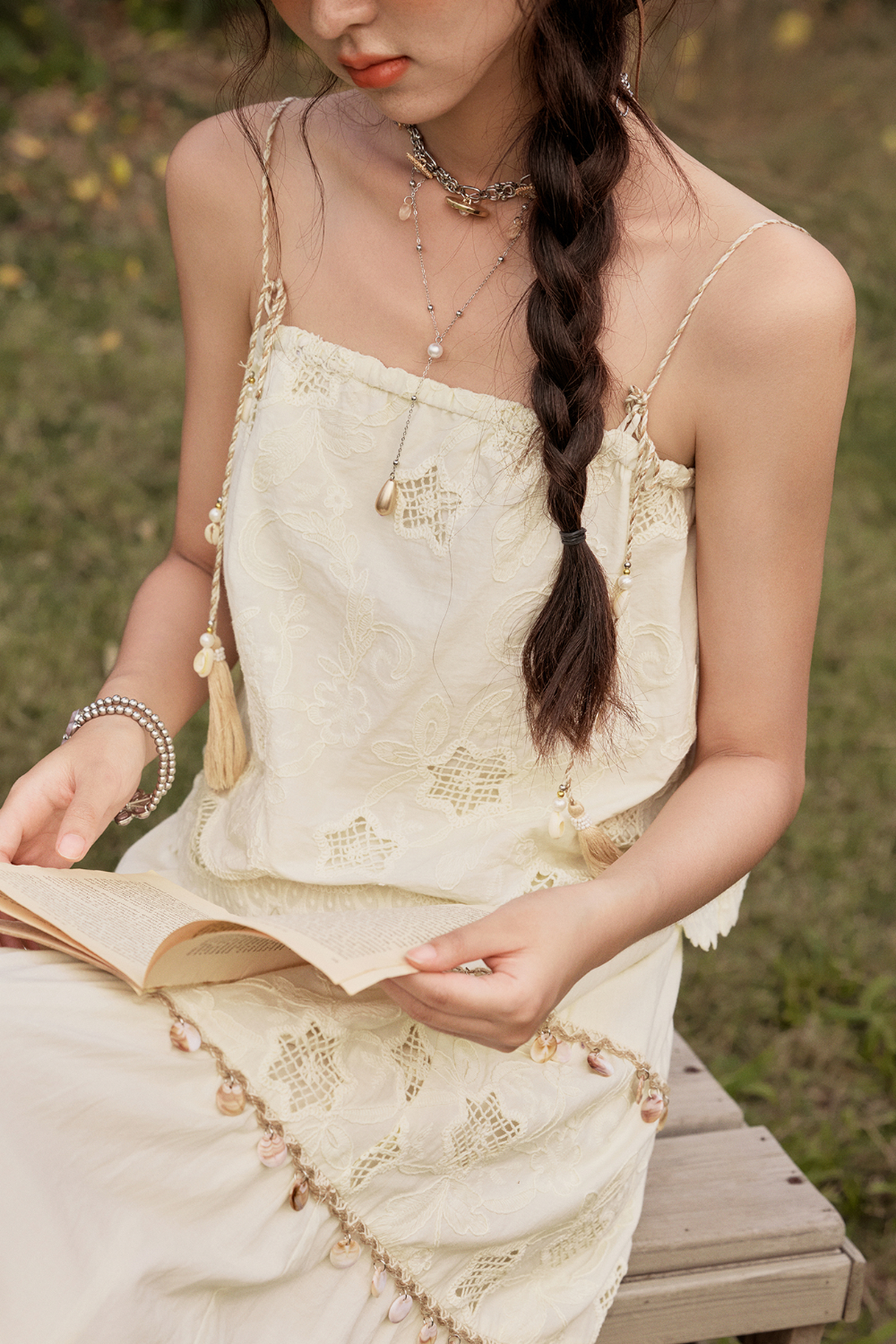 블라우스와 스커트 세트