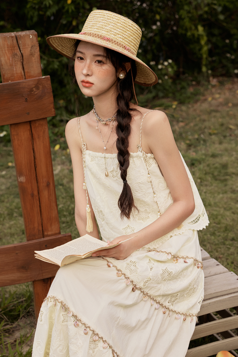 블라우스와 스커트 세트