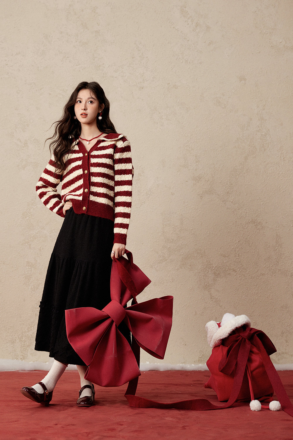 여성용 니트 셔츠