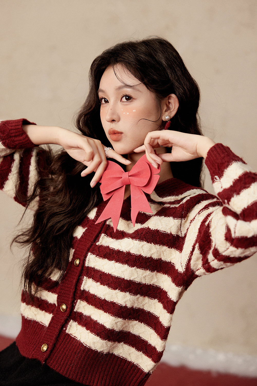 여성용 니트 셔츠